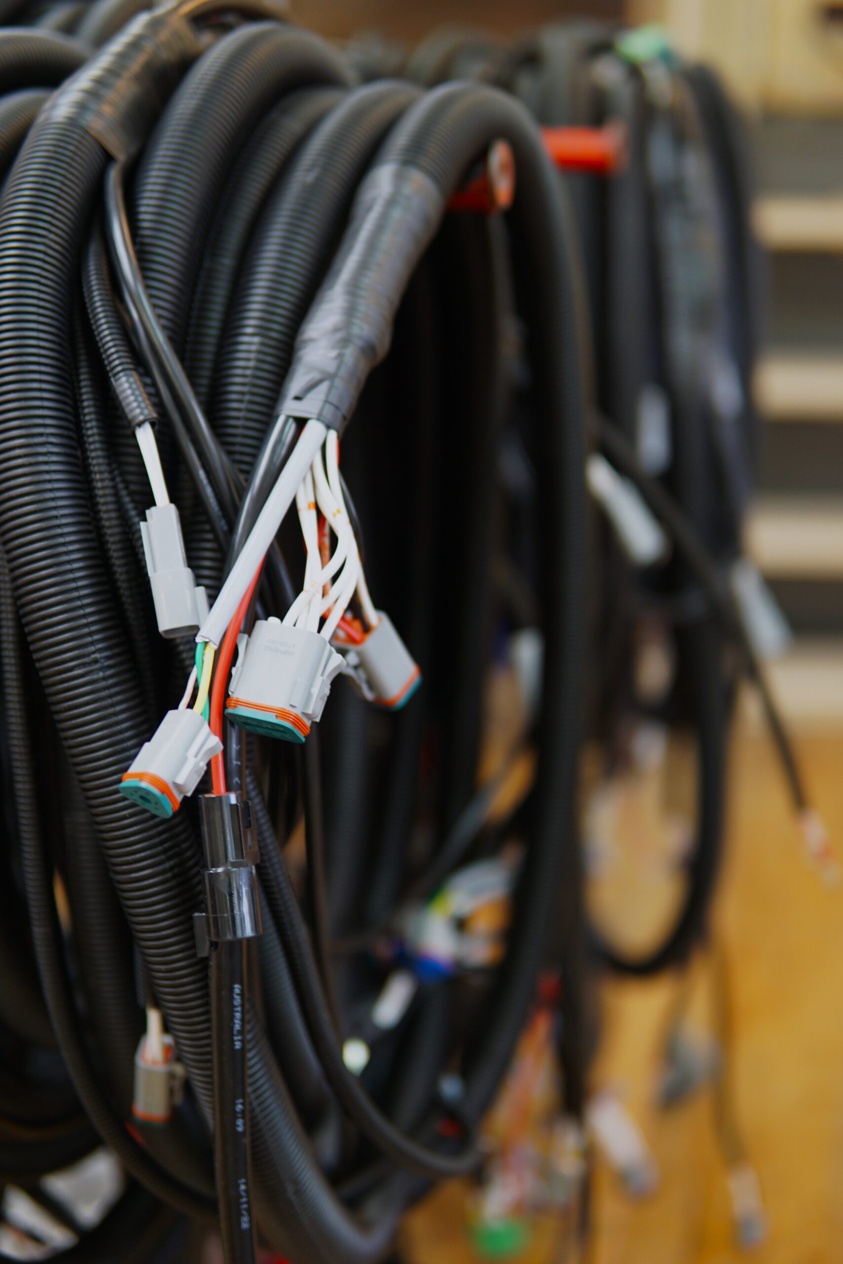 Wire preparation of both single and multi-core cables. Industry-specific custom wiring looms: automotive, agriculture, horticulture, medical, forestry, marine, and communications and more